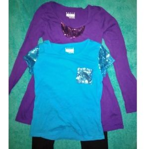 1 Long Sleeve, 1 Short Sleeve & 1 Pair of Leggings